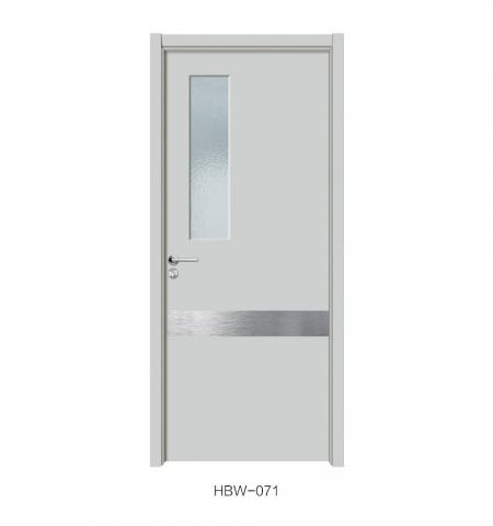Internal HDF Wooden glass doors